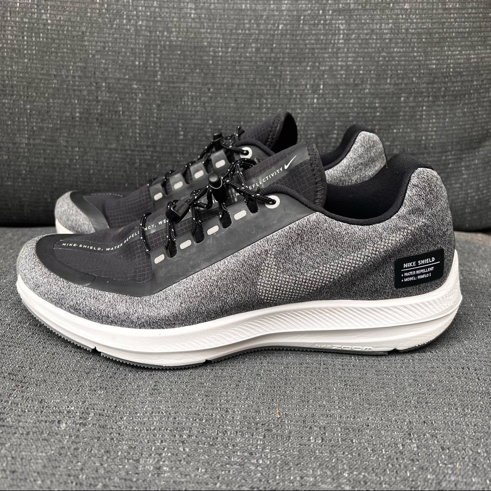 Nike Womens Air Zoom Winflo 5 AO1573-001 Gray Running Shoes Sneakers Size 8.5